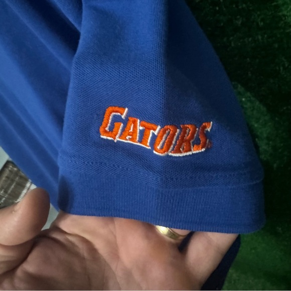 Pressbox Blue Polo Shirt with Florida Gators Logo - Picture 3 of 6